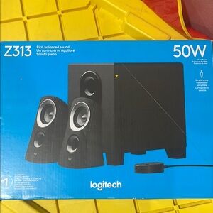 Logitech Black Portable Speaker System